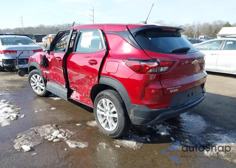 2021 Chevrolet Trailblazer Fwd Ls из США, поврежденный, VIN KL79MMS23MB136969
